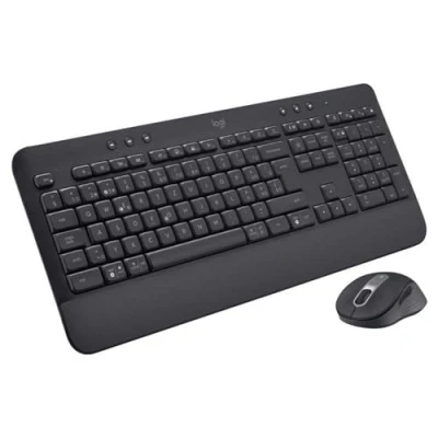 Image de Logitech Signature MK650 Combo For Business clavier Souris incluse Bureau Bluetooth QWERTY Danois, Finlandais, Norvégien, Suédois Graphite Neuf