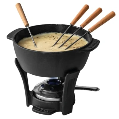Image de Boska Service à Fondue Pro Appareil au Fromage Convient Tout Type de réchaud Noir Capacité 1.1 L