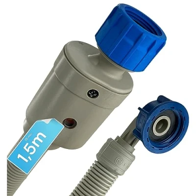 Image de DL pro Tuyau Aquastop de 1,5 m Pour machine à laver et lave vaisselle Universel [Protection sûre vos appareils] tous les modèles courants Choisissez la