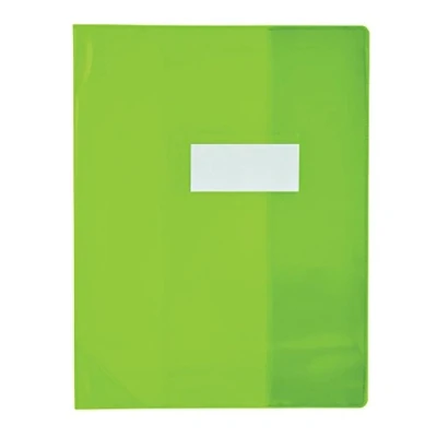 Image de ELBA Lot de 3 Protège cahiers PVC 150 Strong Line 24x32 cm Translucide vert