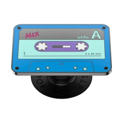 Image de PopSockets: PopGrip Support et Grip pour Smartphone Tablette avec Un Top Interchangeable Enamel Mix Tape
