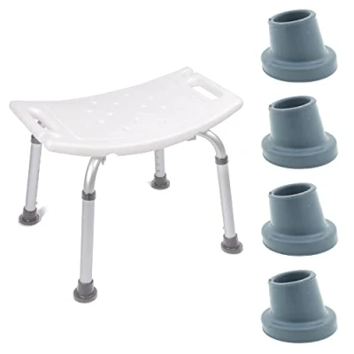 Image de Qté: 4X Viroles de Remplacement à Large Base 25mm pour Tabourets Bain et Douche par Lifeswonderful