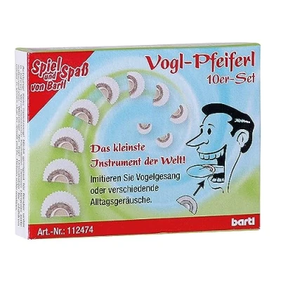 Image de Bartl Lot de 10 sifflets pour oiseaux, comme un rossignol, instrument nostalgique