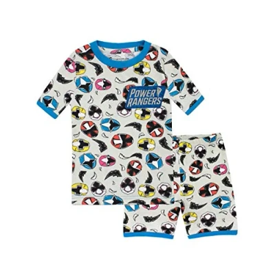 Image de Power Rangers Ensemble De Pyjamas Ninja Steel Garçon Bien Ajusté Multicolore 10 11 Ans