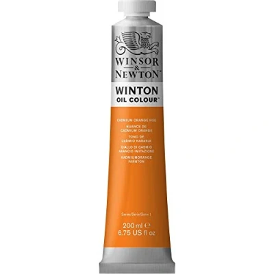 Image de Winsor &amp; Newton Winton Huile 200ml 090 Jaune De Cadmium Orange Imitation