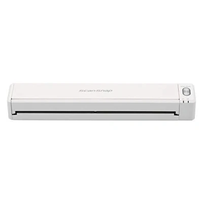 Image de ScanSnap iX100 Blanc Scanner Portable de Documents Rechargeable, A4, sans Fil avec WiFi et USB