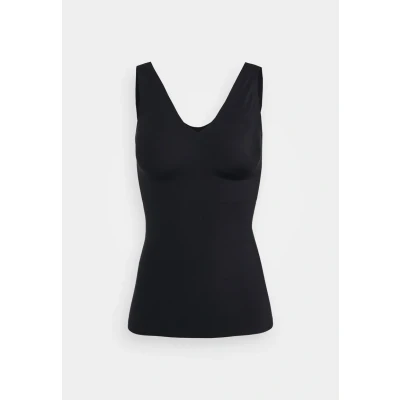 Image de Schiesser TRÄGERTOP Herausnehmbare PADS Microfaser Invisible SOFT Caraco, Femme, Taille: 38, Schwarz