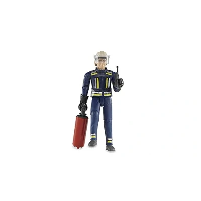 Image de bruder 60100 Pompier avec accessoires, figurine jouet, camion de pompiers