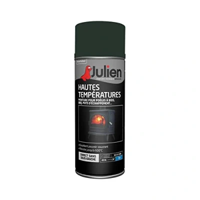 Image de Julien Peinture Aérosol de Protection Hautes Températures Gris Fonte Mat 400ml