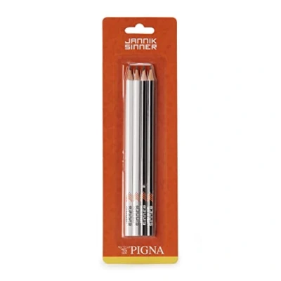Image de Pigna Lot de 4 crayons Jannik Sinner By