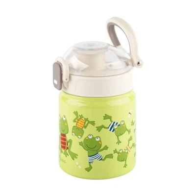 Image de Sigikid Gourde en acier inoxydable, 400 ml, motif grenouille