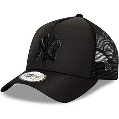 Image de New Era York Yankees A Frame Adjustable Trucker Cap Bob Black One Size