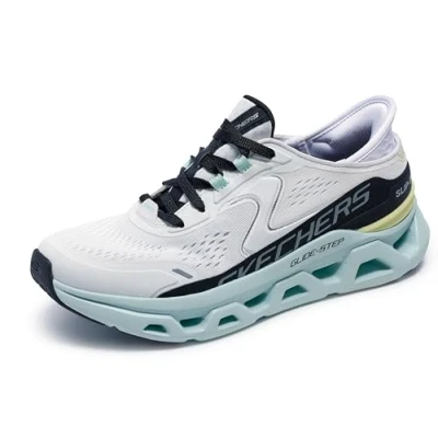 Image de Skechers Femme Glide Step Altus Basket, Blanc, 40 EU