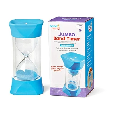 Image de Learning Resources sablier d&#039;une minute, Timer enfant, Time chronomètre minuteur, Horloge brossage dents minuteur
