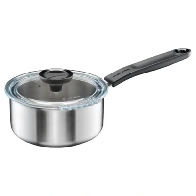 Image de Fiskars Casserole avec couvercle, 1,5 litre, Ø 18,4 cm, Pour tous les types de Cuisinières, Inox recyclé, Functional Form, 1072315