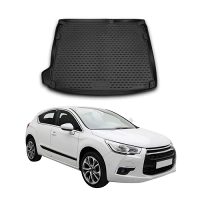 Image de OMAC Tapis De Coffre Compatible avec Citroen DS4 2011 2015 en Caoutchouc Noir