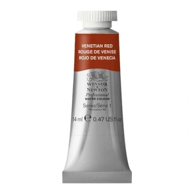 Image de Winsor &amp; Newton Aquarelle Professionnel Peinture Aquarelle, Haute Luminosité, Résistante à la Lumière, Qualité Archive, Tube de 14 ML, Couleur Rouge Venise