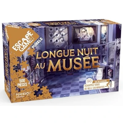 Image de Escape game puzzle Longue nuit au musée (Coffret)