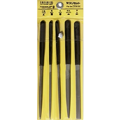 Image de 5 piece small size mini file set (High quality, Japanese). Engineer tfs 02