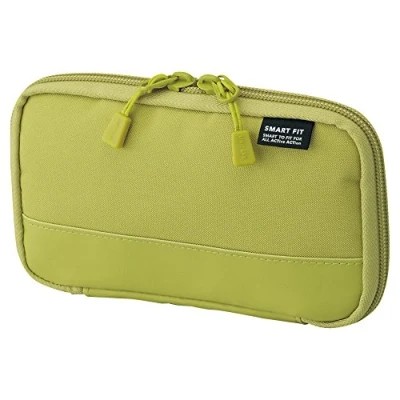 Image de Lihit Lab.Smart Fit Étui à stylos compact (trousse) Jaune/vert