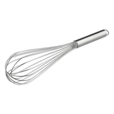 Image de Thermohauser 5000245095 Fouet en acier inoxydable avec poignée et crochet 16 boucles 40 cm