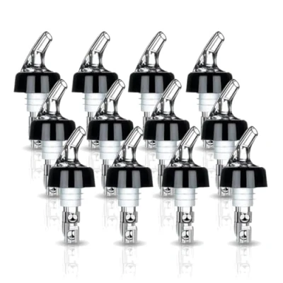 Image de Minismus Lot de 12 becs verseurs bouteilles 2 cl Doseur pour Universel Convient par exemple le vin, schnaps, les cocktails et l&#039;huile