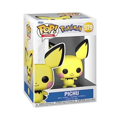 Image de Funko Pop! Games: Pokemon Pichu Exclusivité Amazon Figurine en Vinyle à Collectionner Idée de Cadeau Produits Officiels Jouets pour Les Enfants et Adultes Video Games Fans