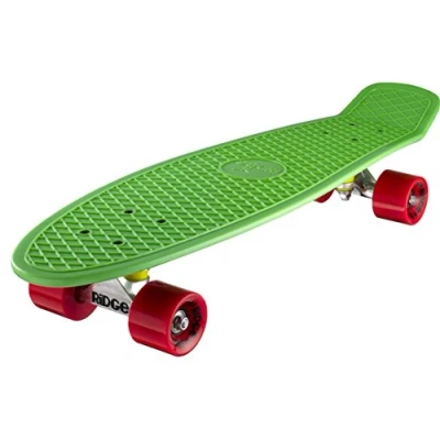 Image de Ridge Retro 27 Skateboard complet Vert/Rouge 27&quot; x 7,5&quot; 69 cm