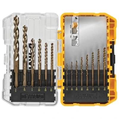 Image de DEWALT DWA1240 Lot de 14 forets en acier allié cobalt avec pointe pilote