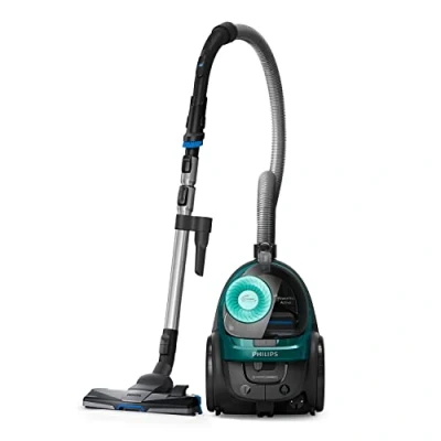 Image de Philips PowerCyclone 7 Compact Aspirateur sans Sac Puissance 900 W, Filtre Allergy H13, Aspiration 99,9% Poussière Fine, Variateur de Puissance, Mini Brosse Turbo, Bac 1,5L (FC9555/09)