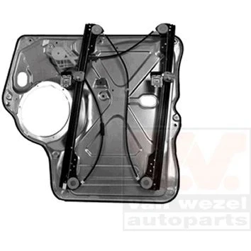Image de Van Wezel Lève vitre avant gauche électrique avec plaque de dévissage sans moteur 5896261 VOLKSWAGEN: Transporter 5, 5 Bus