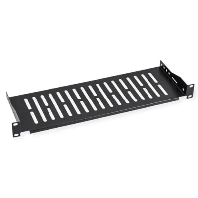 Image de VALUE Support d&#039;appareils 19&quot;, 485 x 150mm, Max. 10 kg, Noir