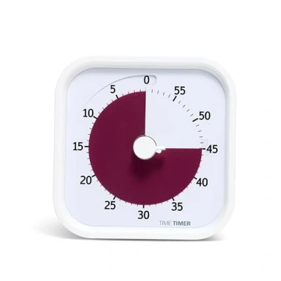 Image de Time Timer Home Mod 60 Minute Visual Edition pour l&#039;outil d&#039;étude de Fournitures Homeschool, minuterie Le Bureau, Bureau d&#039;enfants et des réunions, avec Fonctionnement Silencieux