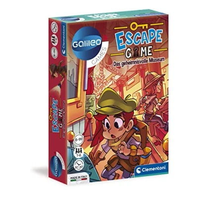 Image de Clementoni 59227 Escape Game Le musée mystérieux, jeu de société passionnant pour cocher et énigmes, familial Noël à partir 8 ans Version allemande