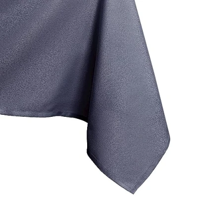 Image de AmeliaHome Nappe Effet lotus déperlant Polyester Lavande Empire 120x160 cm Ovale