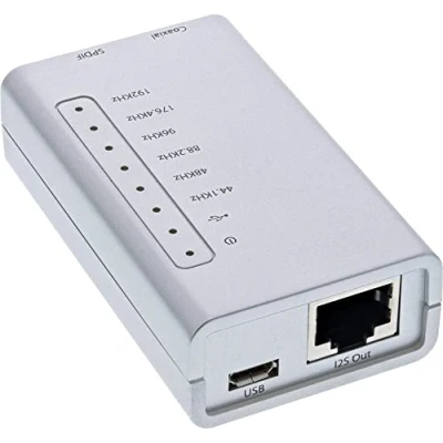 Image de InLine® USB HD Audio Adapter, Hi Fi (24 bit 192kHz) vers Digital Coax / Toslink I2S Konverter