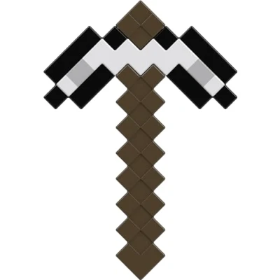 Image de Mattel Minecraft Jeu de rôle Collection d&#039;accessoires combat avec motif pixelisé (les styles peuvent varier) HTL94