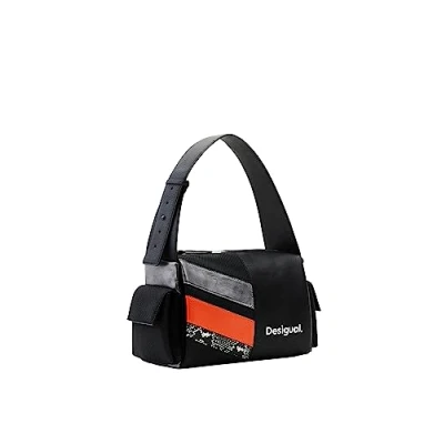 Image de Desigual Midsize Patchwork Sac à main, Femme, Taille: One Size, Black