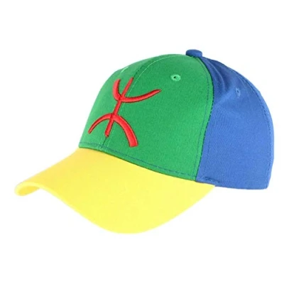 Image de PAYS Casquette berbere Drapeau Bleu Vert Jaune amazigh Mixte