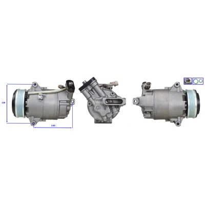 Image de ELSTOCK 51 0247 Compresseur De Climatisation PAG 46 R 134a avec joints OPEL: Zafira B, Astra H 3/5 portes, Meriva A, VAUXHALL: Mk4 CC