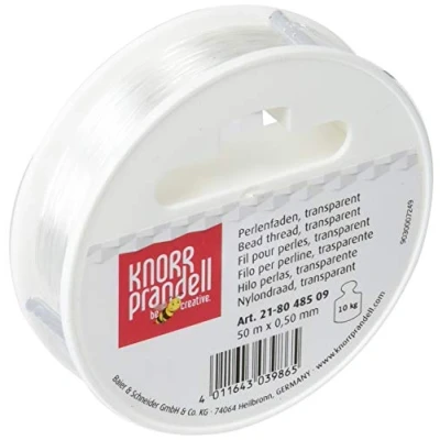 Image de Knorr Prandell Fil perlon, Nylon, Transparent, loisir créatif DIY