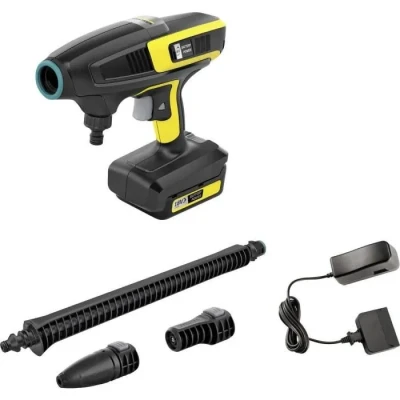 Image de Kärcher 1.328 110.0 Pistolet de nettoyage sans fil KHB 6 (avec batterie amovible 18 V / 2,5 Ah) Nouveau sortie Janvier 2020, Noir, Jaune