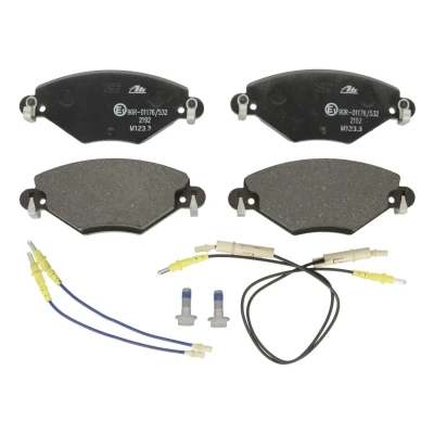 Image de ATE 13.0460 3997.2 Jeu de plaquettes frein contact signal d&#039;usure inclus avec vis d&#039;étrier CITROËN: C5 II 5 portes, I portes
