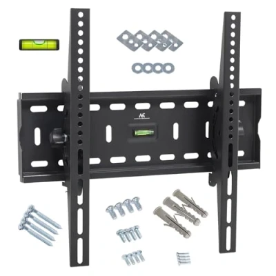 Image de Support TV mural 26 65&quot; charge maximale 45kg Maclean MC 778 noir