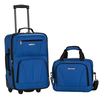 Image de Rockland Ensemble de Bagages softside Tendance, Bleu, Taille Unique, Tendance