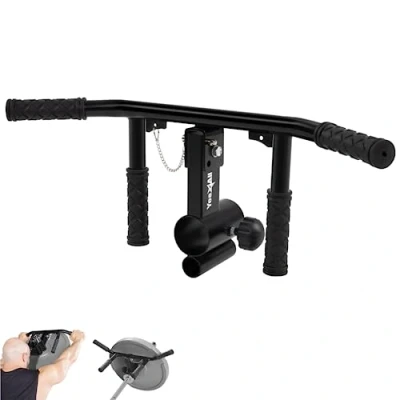 Image de Yes4All barre en T Attache de poignée pour d&#039;haltère 5,1 cm, solide multi grip avec caoutchouc antidérapant, convient aux barres olympiques cm