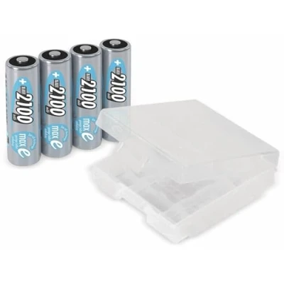 Image de Pack de 4 Accus Ansmann AA Mignon 2100mAH maxE