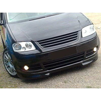 Image de Pour VW Touran 1T Caddy 2K Calandre Sport Avant Grille Noir Sans Sigle 2003 2010