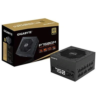 Image de Gigabyte P750GM unité d&#039;alimentation d&#039;énergie 750 W 20+4 pin ATX Noir