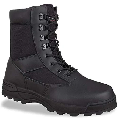 Image de bw online shop SWAT Security Tactical Bottes d&#039;intervention fermeture Éclair, Noir sans éclair, 40 EU